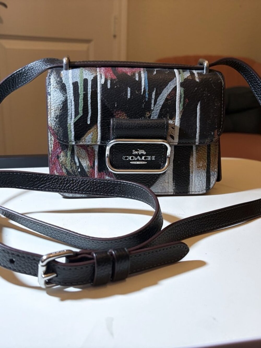 Like New Coach x Mint + Serf Morgan Square Crossbody CM108